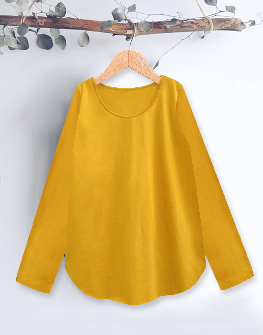 mustard full sleeve top