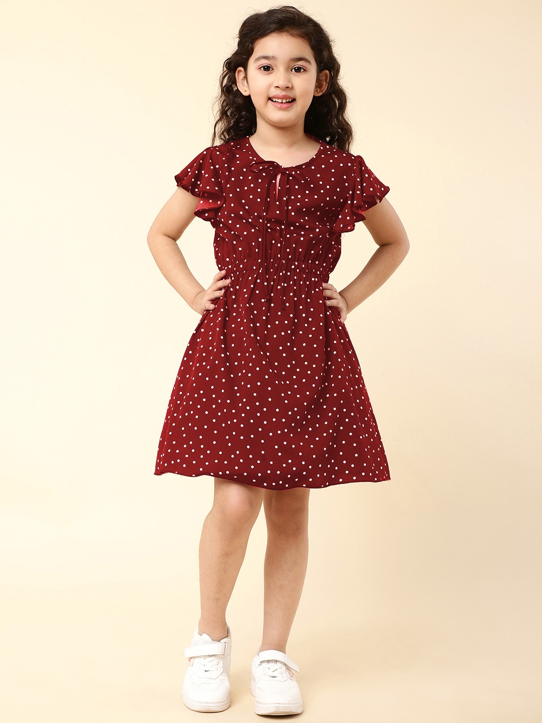 Retro Pinup Rockabilly Polka Dot Dress - Red | Double Trouble Apparel