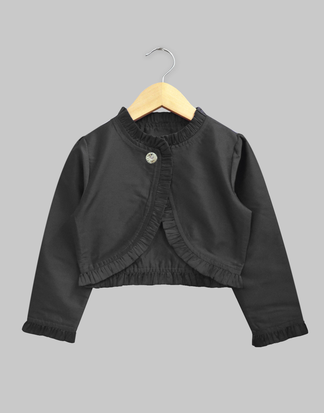 Black velvet shrug, bolero, - Gem