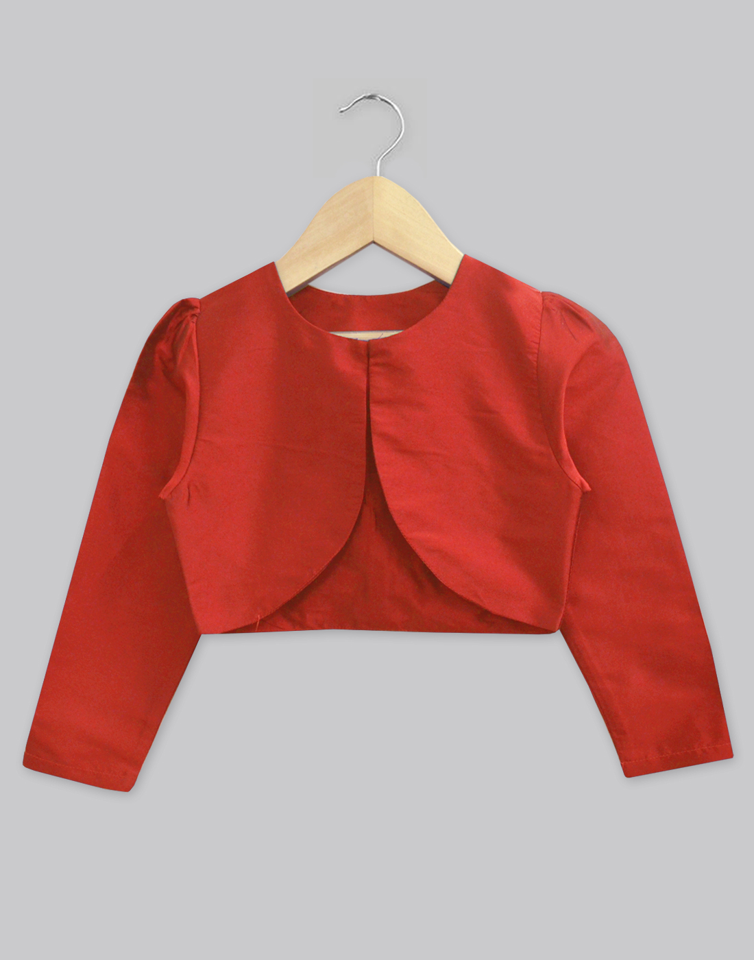 Buy online Red Net Solid Shrug from Capes & Shrugs for Women by Peptrends  for ₹549 at 45% off | 2024 Limeroad.com