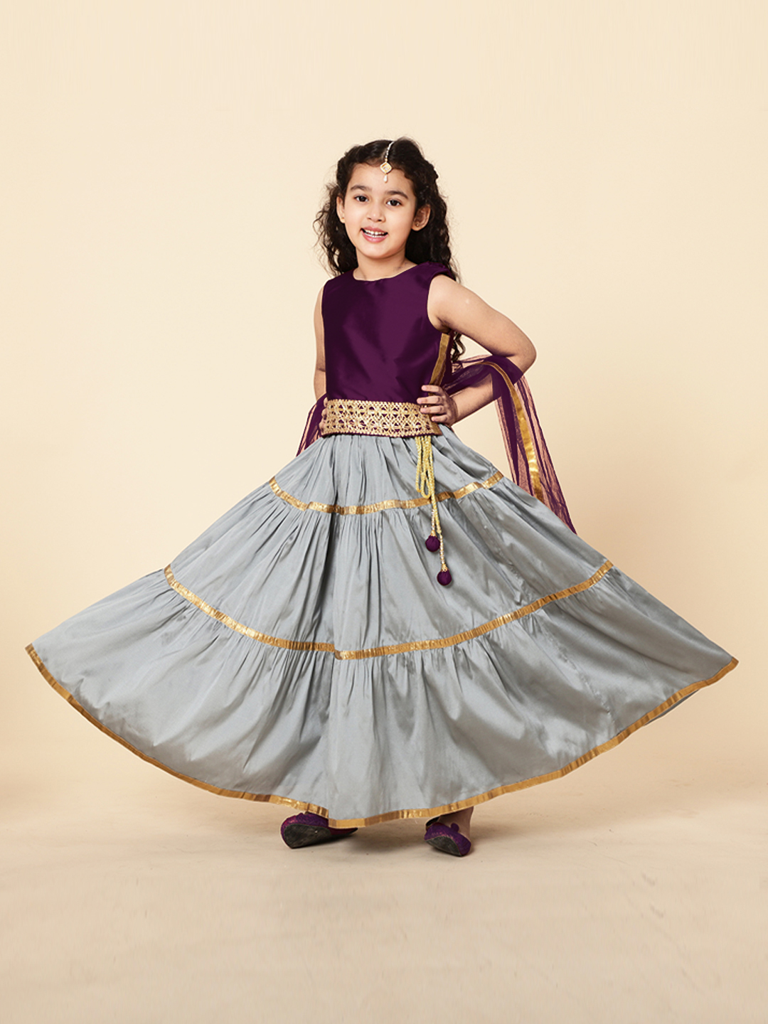 Festive Wear Girl Kid Lehenga at Rs 730/piece in Surat | ID: 2852587354262