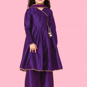 Amethyst Anarkali for Girls