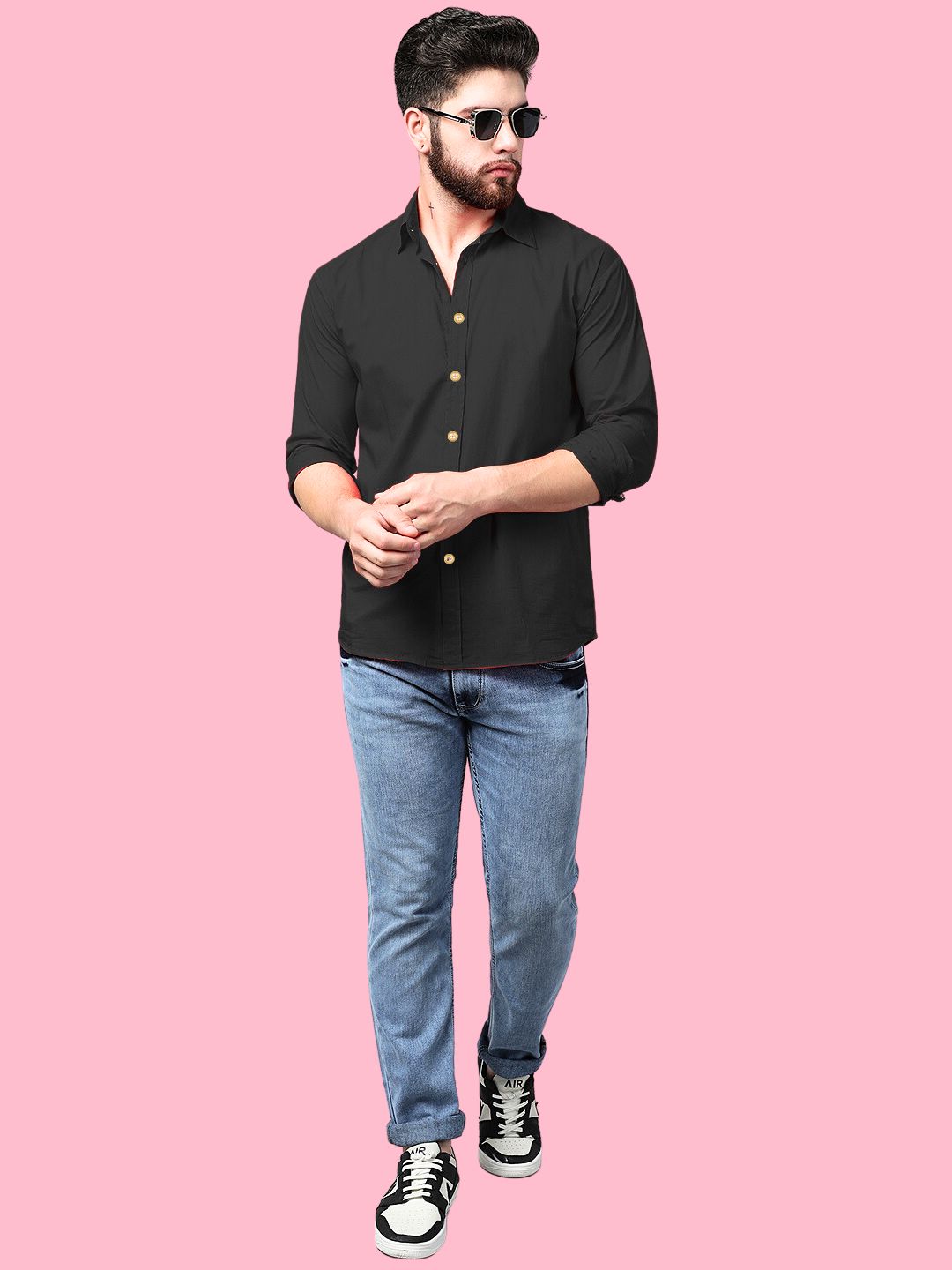 Black Shirt for Men - A.T.U.N. | Clothing Brand in India