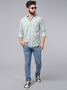 Ditsy floral print shirt