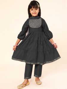 Black Kurta with Pants